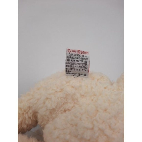 Ty Classice Whispers Lamb Plush 2007 Lovey Floppy w/Tag - Picture 12 of 12